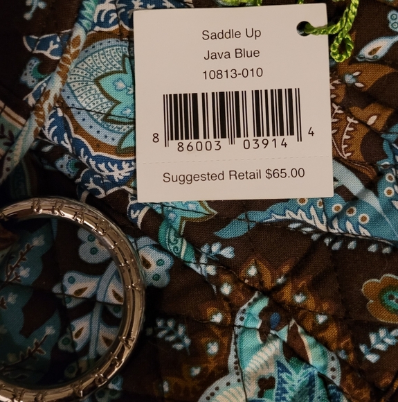 Vera Bradley Saddle Up Java Blue - Picture 5 of 5
